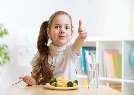 Infância com alimentação vegana
